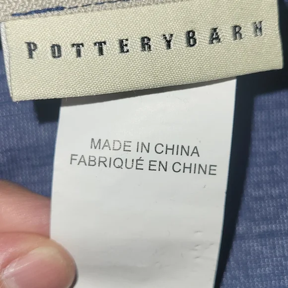 Pottery Barn Deep Blue Velvet Pillow Cover - Picture 2 of 8